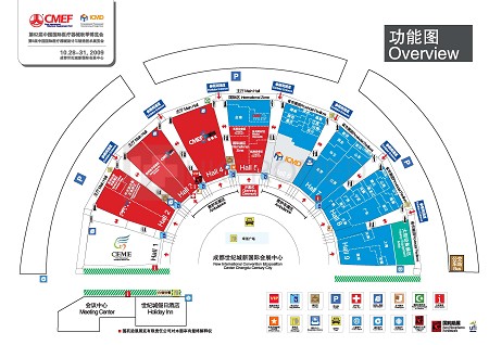 第62屆中國國際醫療器械博覽會CMEF (成都)展位圖